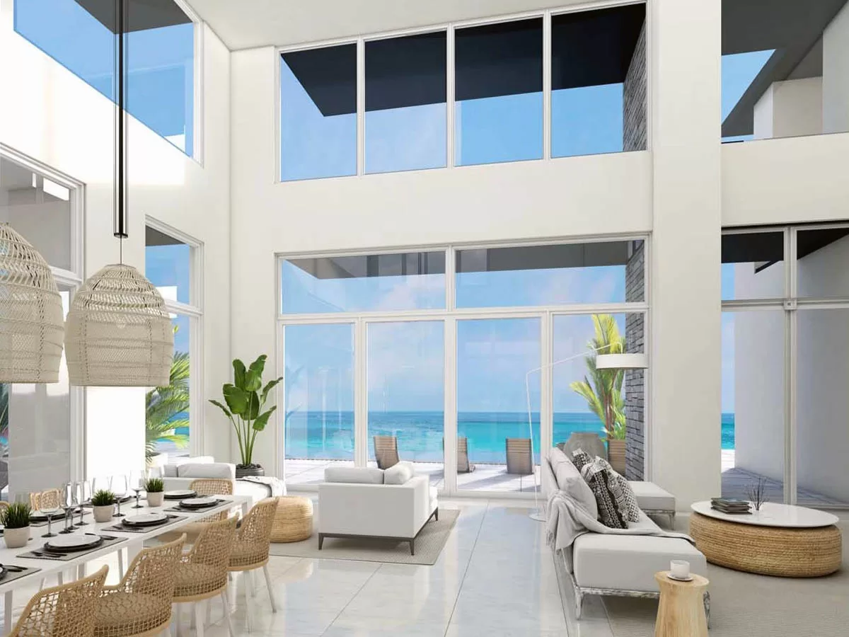 Interior rendering bahamas homes for sale