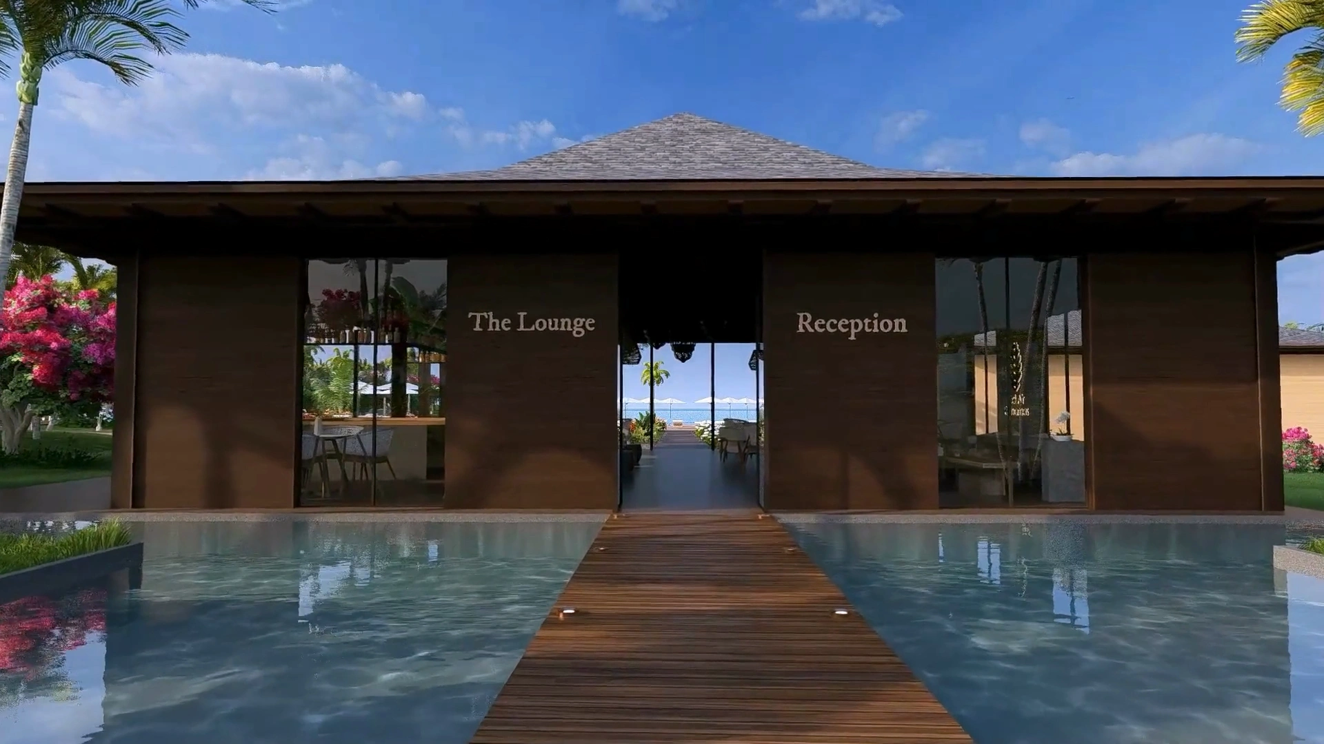 Lounge Bar & Ekki Sushi japanese restaurant at Bel Air Bahamas